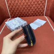 Uubags Dior Small 30 Montaigne Voyageur Coin Purse in Blue Dior Oblique Jacquard 10x13.3cm - 5