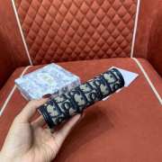 Uubags Dior Small 30 Montaigne Voyageur Coin Purse in Blue Dior Oblique Jacquard 10x13.3cm - 4