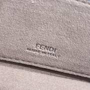 Uubags Fendi baguette phone pouch fabric brown leather 18.5x2.5x10cm - 3