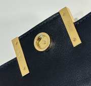 Uubags Fendi Baguette Phone Pouch Black Nappa Leather 18.5x2.5x10cm - 5