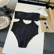 Uubags Fendi Econyl One-Piece Swimsuit Black  - 4