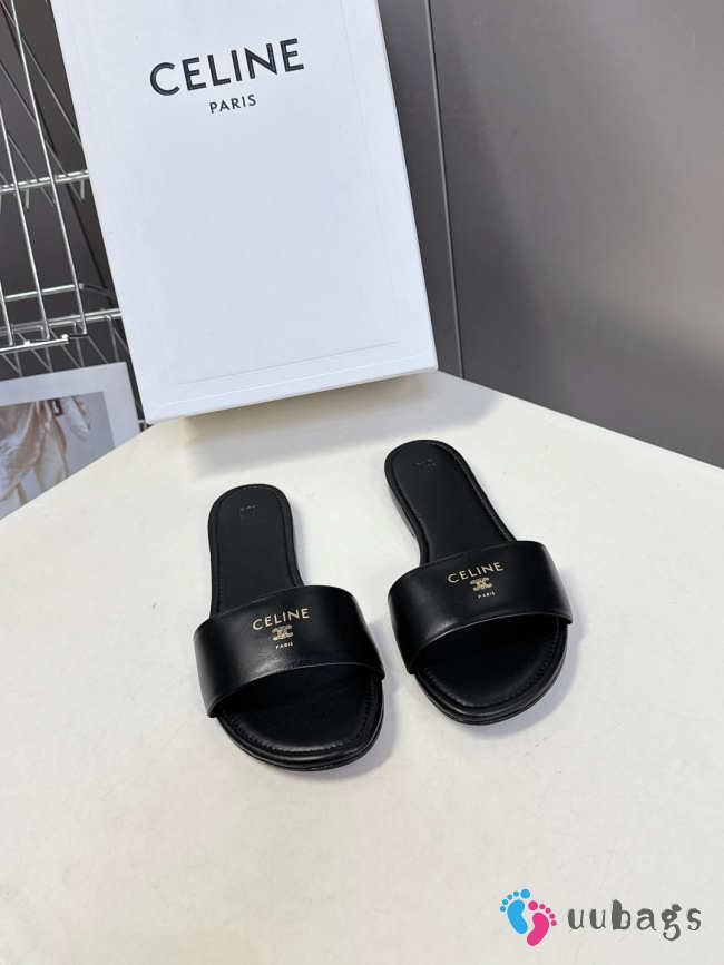 Uubags Celine Coast Mule In Black Lambskin - 1