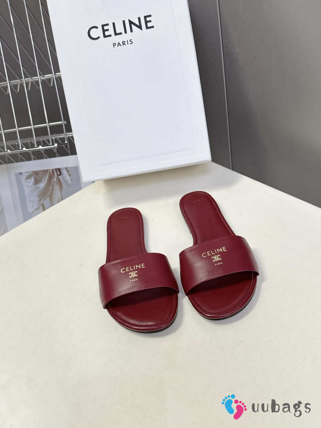 Uubags Celine Coast Mule In Red Lambskin - 1