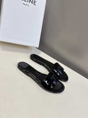 Uubags Celine Coast Mule In Black Patent Leather - 6