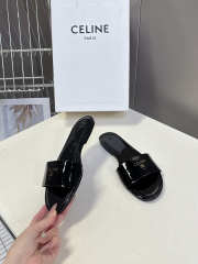 Uubags Celine Coast Mule In Black Patent Leather - 4