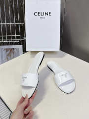 Uubags Celine Coast Mule In White Patent Leather - 4