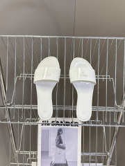 Uubags Celine Coast Mule In White Patent Leather - 2