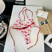 Uubags Louis Vuitton Louis Vuitton Bikini Set With Printed Technical Jersey Cherry Motif - 6