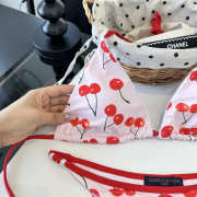 Uubags Louis Vuitton Louis Vuitton Bikini Set With Printed Technical Jersey Cherry Motif - 5