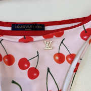 Uubags Louis Vuitton Louis Vuitton Bikini Set With Printed Technical Jersey Cherry Motif - 2