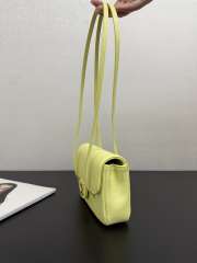 Uubags Chanel mini clutch with leather strap in pale gold 11.5x17x5cm - 4