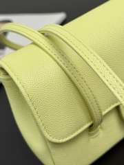 Uubags Chanel mini clutch with leather strap in pale gold 11.5x17x5cm - 6