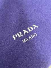 Uubags Prada small suede leather shoulder bag in purple 24x11x11cm - 4