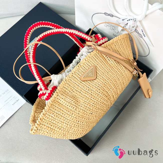 Uubags Prada Small Crochet Top Handle Bag 25x11.5x14cm - 1