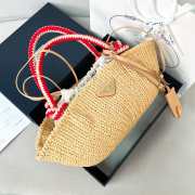 Uubags Prada Small Crochet Top Handle Bag 25x11.5x14cm - 1