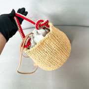 Uubags Prada Small Crochet Top Handle Bag 25x11.5x14cm - 3