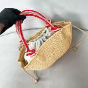 Uubags Prada Small Crochet Top Handle Bag 25x11.5x14cm - 4