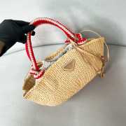 Uubags Prada Small Crochet Top Handle Bag 25x11.5x14cm - 5