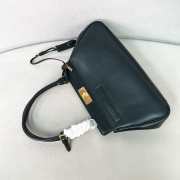 Uubags Prada Medium Leather Tote Bag In Black 38x21x8cm - 5