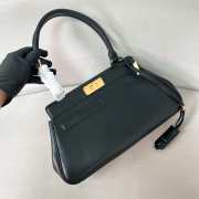 Uubags Prada Medium Leather Tote Bag In Black 38x21x8cm - 4