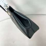 Uubags Prada Medium Leather Tote Bag In Black 38x21x8cm - 3