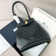 Uubags Prada Carey Medium Leather Tote Bag in Black 31x28x5cm  - 1