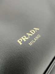 Uubags Prada Carey Medium Leather Tote Bag in Black 31x28x5cm  - 5