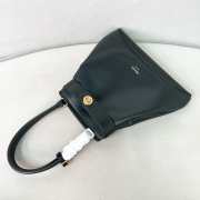 Uubags Prada Carey Medium Leather Tote Bag in Black 31x28x5cm  - 2