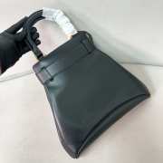 Uubags Prada Black Medium Leather Etude Top-Handle Bag 31x30x6.5cm  - 6