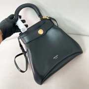 Uubags Prada Black Medium Leather Etude Top-Handle Bag 31x30x6.5cm  - 5