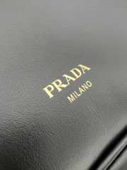 Uubags Prada Black Medium Leather Etude Top-Handle Bag 31x30x6.5cm  - 4