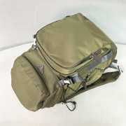 Uubags Prada Speedrock re-nylon and leather backpack in selva green 46x28x22cm - 6