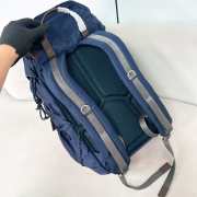 Uubags Prada Speedrock re-nylon and leather backpack in navy 46x28x22cm - 4