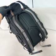 Uubags Prada Speedrock re-nylon and leather backpack in black 46x28x22cm - 6