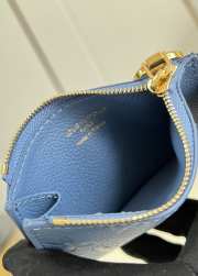 Uubags Louis Vuitton M27758 Romy Card Holder In Blue Jean 12x8x0.8cm - 6