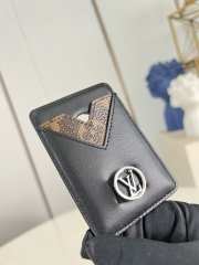Uubags Louis Vuitton M25864 Magnetic Card Holder In Black 6.5x9.5x0.5cm - 3