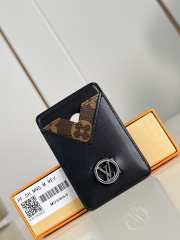 Uubags Louis Vuitton M25864 Magnetic Card Holder In Black 6.5x9.5x0.5cm - 2