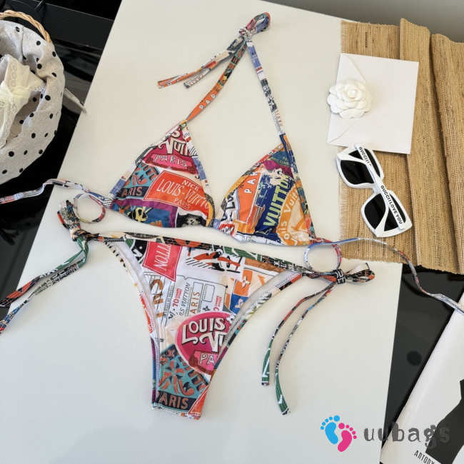 Uubags Louis Vuitton Bikini With Travel Patches - 1