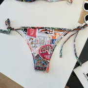 Uubags Louis Vuitton Bikini With Travel Patches - 5