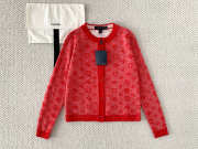 Uubags Louis Vuitton 1AJZ5R Monogram Tweed-Effect Knit Cardigan - 1