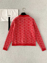 Uubags Louis Vuitton 1AJZ5R Monogram Tweed-Effect Knit Cardigan - 5