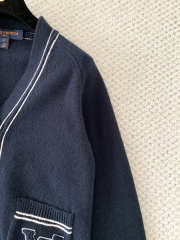 Uubags Louis Vuitton 1AJZ43 Contrast Accent Cardigan - 4