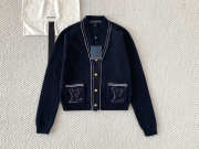 Uubags Louis Vuitton 1AJZ43 Contrast Accent Cardigan - 3