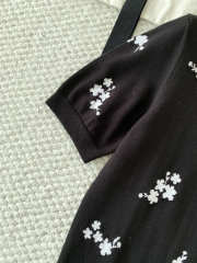 Uubags Chanel P81379 Polo Cotton & Silk In Black & White - 6