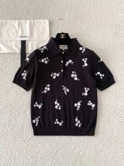 Uubags Chanel P81379 Polo Cotton & Silk In Black & White - 4