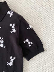 Uubags Chanel P81379 Polo Cotton & Silk In Black & White - 3