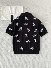 Uubags Chanel P81379 Polo Cotton & Silk In Black & White - 2