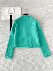 Uubags Chanel Jacket In Cashmere Light Green - 5