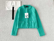 Uubags Chanel Jacket In Cashmere Light Green - 4