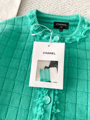 Uubags Chanel Jacket In Cashmere Light Green - 3